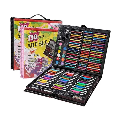 Image of Kitchen Bloom Art Set for Kids, 150 Pieces Drawing and Painting Supplies