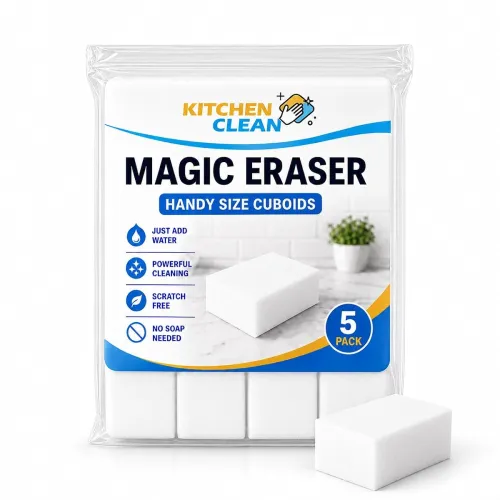 Image of Kitchen Clean Magic Eraser Cuboids Sponges Pack of 5