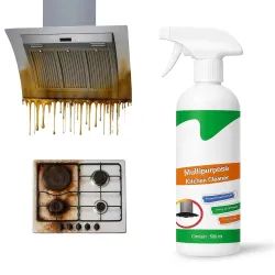 Kitchen Cleaner Spray 500ml | Oil & Grease Stain Remover for Gas Stove, Chimney, Exhaust Fan, BBQ & Grill 