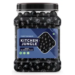 Kitchen Jungle Fresh Dried Blueberry 1kg | Sweet and Delicious | Healthy Snack, Rich in Calcium, Vitamin K, Boost Immuni