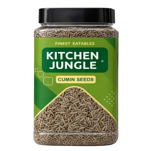 Image of Kitchen Jungle Premium Cumin Seeds 500gm (Jeera Whole) | Aromatic Whole Spice for Cooking, Roasting & Seasoning | Natura