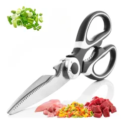 Kitchen Scissors, Premium Stainless Steel Food Scissors & Kitchen Shears