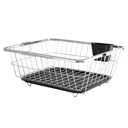 Image of Kitchenstory Stainless Steel Utensils Basket Drainer & Dish Drainer Basket for Kitchen /Utensil Stand for Kitchen/Dish D