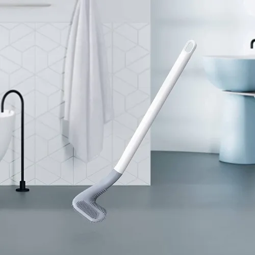 Image of KitchExpo L shape brush for bathroom cleaning 