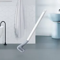 KitchExpo L shape brush for bathroom cleaning 