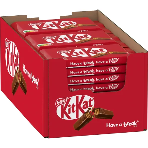 Image of KIT KAT Nestle 4 Finger Chocolate, 24 X 41 Grams