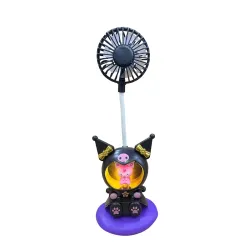 Kitty Mini Portable Fan | Mini Lamp | Powerful Hand Fan Cute Design Lightweight Rechargeable USB Handheld Fan for Girls, Women, Men, Kids, Indoor, Outdoor | PoPo Toys®