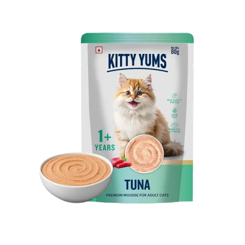 Image of Kitty Yums Adult Cat Wet Mousse 80g 