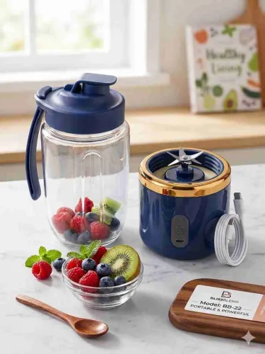 Image of KIVNEX 40W Portable Juicer with 2 Jars