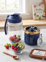 KIVNEX 40W Portable Juicer with 2 Jars
