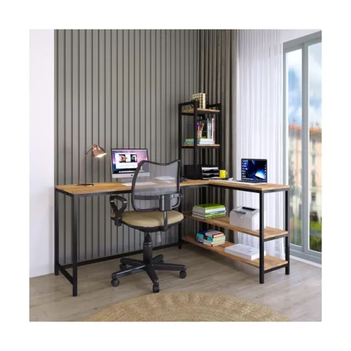 Image of Klaxon L Shaped Study Table