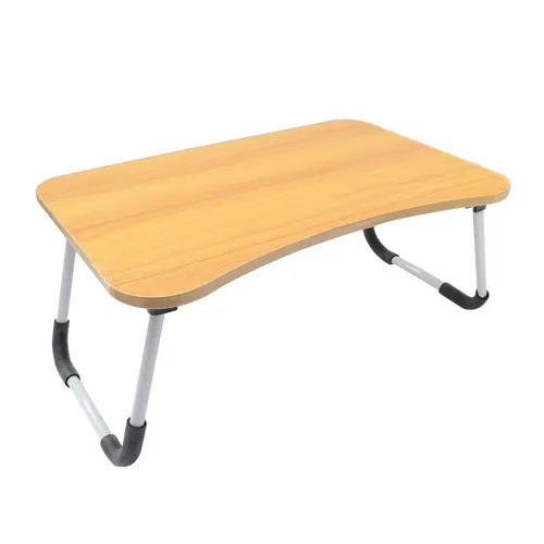 Image of Klaxon Wooden Folding Laptop Table - Beige