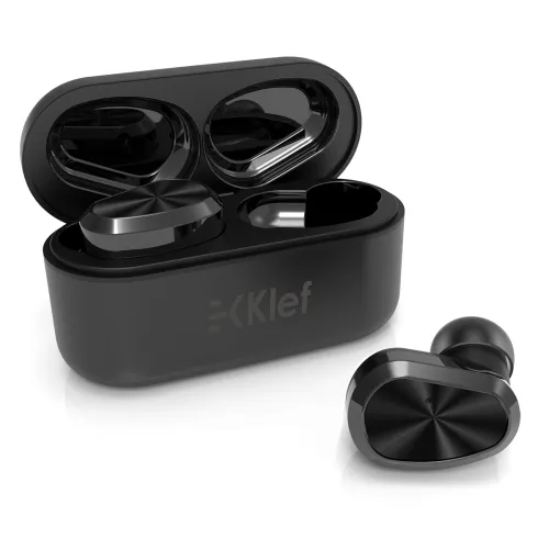 Image of Klef TWS IPX7 Waterproof Bluetooth 5.0 Earphones (Matt Black)