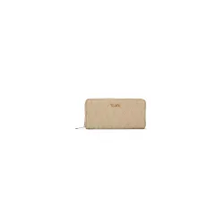 KLEIO Quilted PU Leather Bi Fold Zip Closure Multi Pockets