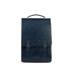 KLEIO Unisex Vegan Leather Marble Textured Backpack with Adjustable Straps | 