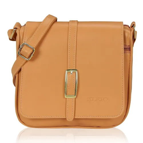 Image of KLEIO Women's PU Leather Trendy Stylish Cross Body Sling Bag