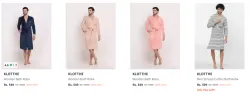 KLOTTHE Self Design Woollen Bath Robe Starting At ₹549