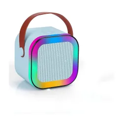 KMJSA Portable Bluetooth Speaker with LED Lights
