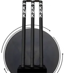 KNK Cricket Stump , Plastic Wickets (Black)