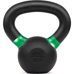Kobo Kettlebell Cast Iron Wide Handle for Strength (20 kg)