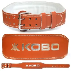 Kobo Leather Weight Lifting Gym Belt