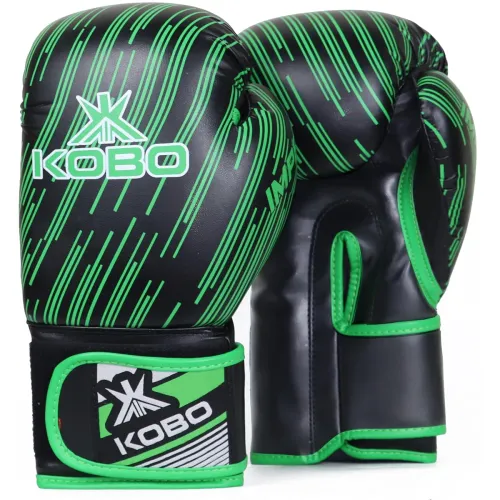 Image of Kobo P.U Leather Boxing Gloves Punching Bag Training Glove for Men & Women