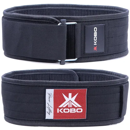 Image of Kobo Self-Locking Weight Lifting Belt - Premium Weightlifting Belt for Functional Fitness, Weight Lifting, and Olympic L