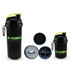 Kobo Shaker Sipper Bottle (Imported) For Gym, Camping & Hiking (400 ml)