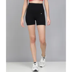 Kobo Active Wear for Women Gym | Workout Short Tights for Women | Yoga Shorts | Gym Wear Tights (Imported) Black