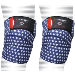 Kobo Wta-41 Grey Wrist Wraps with Thumb Loop For Wrist Support