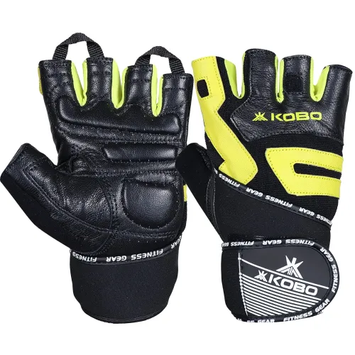 Image of Kobo WTG-54 Gym Gloves with Wrist Support