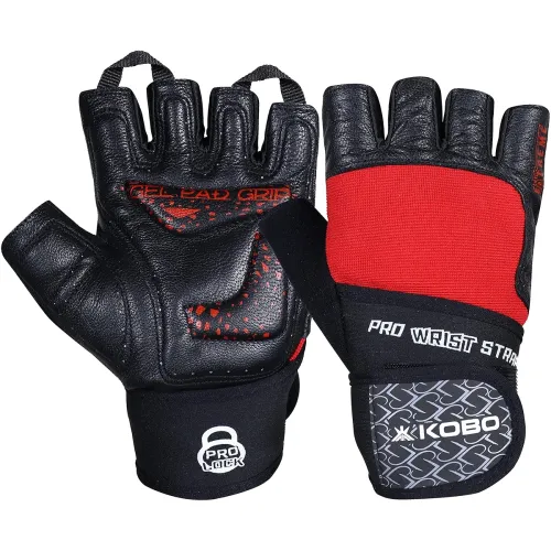 Image of Kobo WTG-56 Gym Gloves with Wrist Support