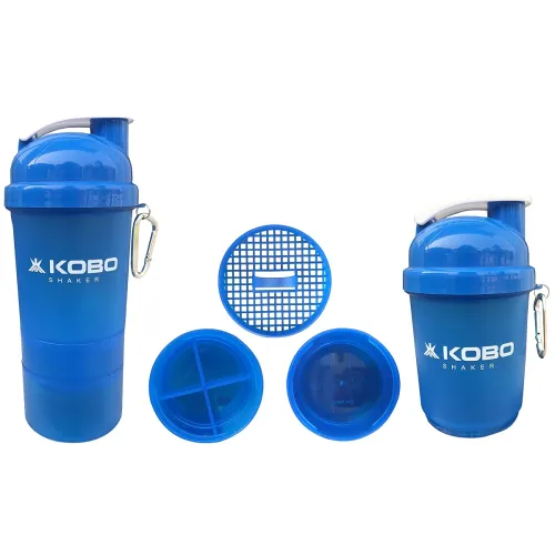 Image of Kobo Shaker Sipper Bottle 400 ml with 2 Compartment (Imported)