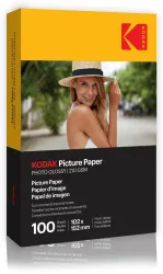 KODAK 210 GSM 4R 100 Sheets High Glossy Cast Coated Water Resistant Photo Paper