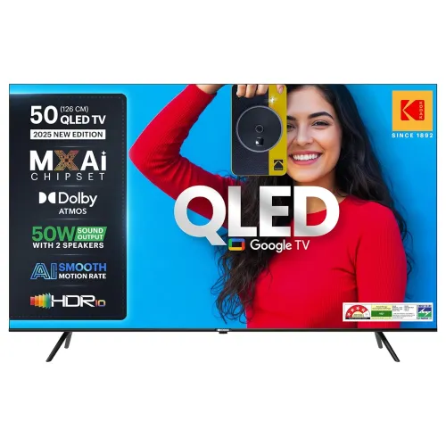 Image of Kodak 126 cm (50 inches) Matrix Series UHD 4K QLED Google TV