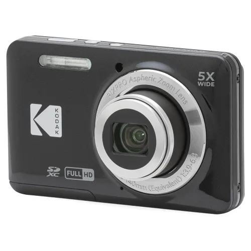 Image of Kodak PIXPRO Friendly Zoom FZ55-BK 16MP Digital Camera with 5X Optical Zoom