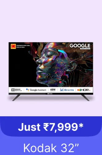 Image of KODAK Smart Linux TV @ ₹7999 On FlipKart Big Billion Days Sale