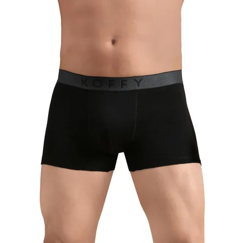 Image of KOFFY Men’s Stretchable Cotton Lycra Long Trunk