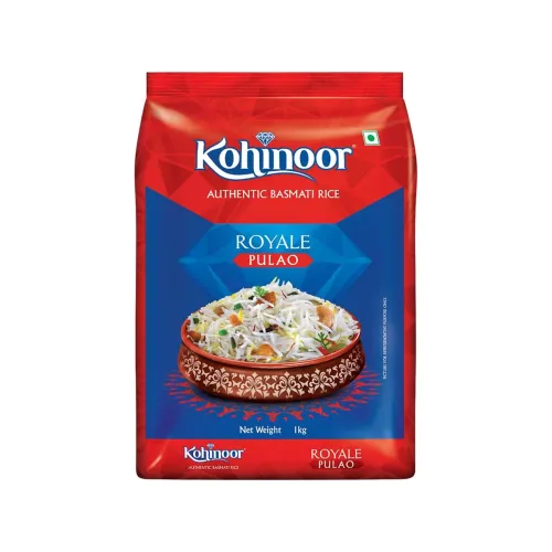 Image of Kohinoor Pulao Basmati Rice, 1 kg | Long-Grain Basmati (Cooked grain up to 18 mm) |