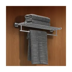 Kohler Multipurpose Stainless Steel Towel Rack (650L x 203W x 113H mm)