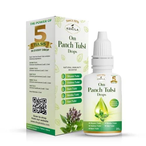 Image of Kokila Om Panch Tulsi Drop- 20ml