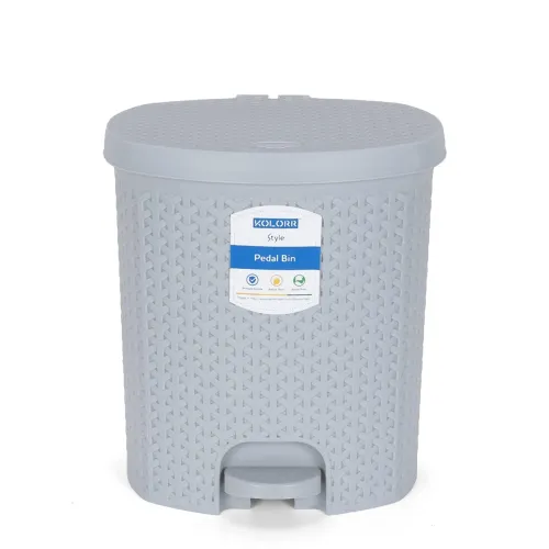 Image of KOLORR Magnum Plastic Pedal Dustbin Medium Size Trash Can Garbage Waste Bin with Lid for Home Kitchen Office Bathroom & 