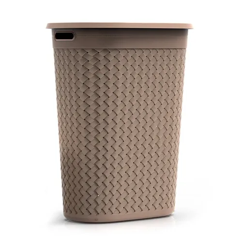 Image of Kolorr Stitch Plastic Laundry Basket 55L