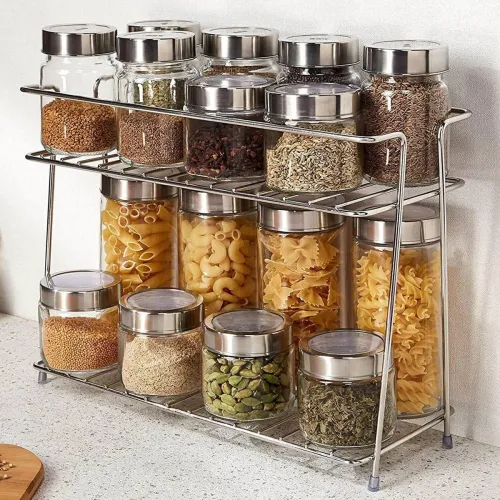 Image of Kombuis Kitchenware Steel 2 Tier Kitchen Rack