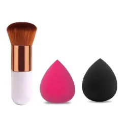 Komoko Foundation Brush With 2Pcs Blender