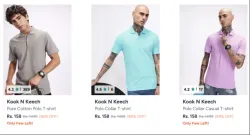 Kook N Ke Men Men Polo Tshirt Starting @ ₹158
