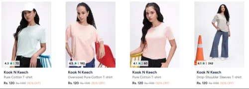 Image of Kook N Keech Clothings & Apparels at minimum 90% Discount