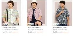 Kook N Keech Men Fashion shirt Starting @ ₹249