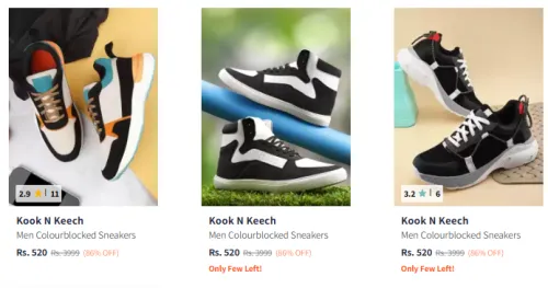 Image of Kook N Keech Men Fashion Sneaker @ ₹520
