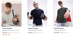 Kook N Keech Mens Tshirts @ upto 90% Discount 